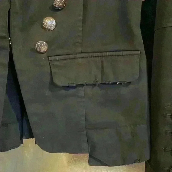 Free people blaser, size xs, navy blues with silver buttons, front pockets - Picture 4 of 6